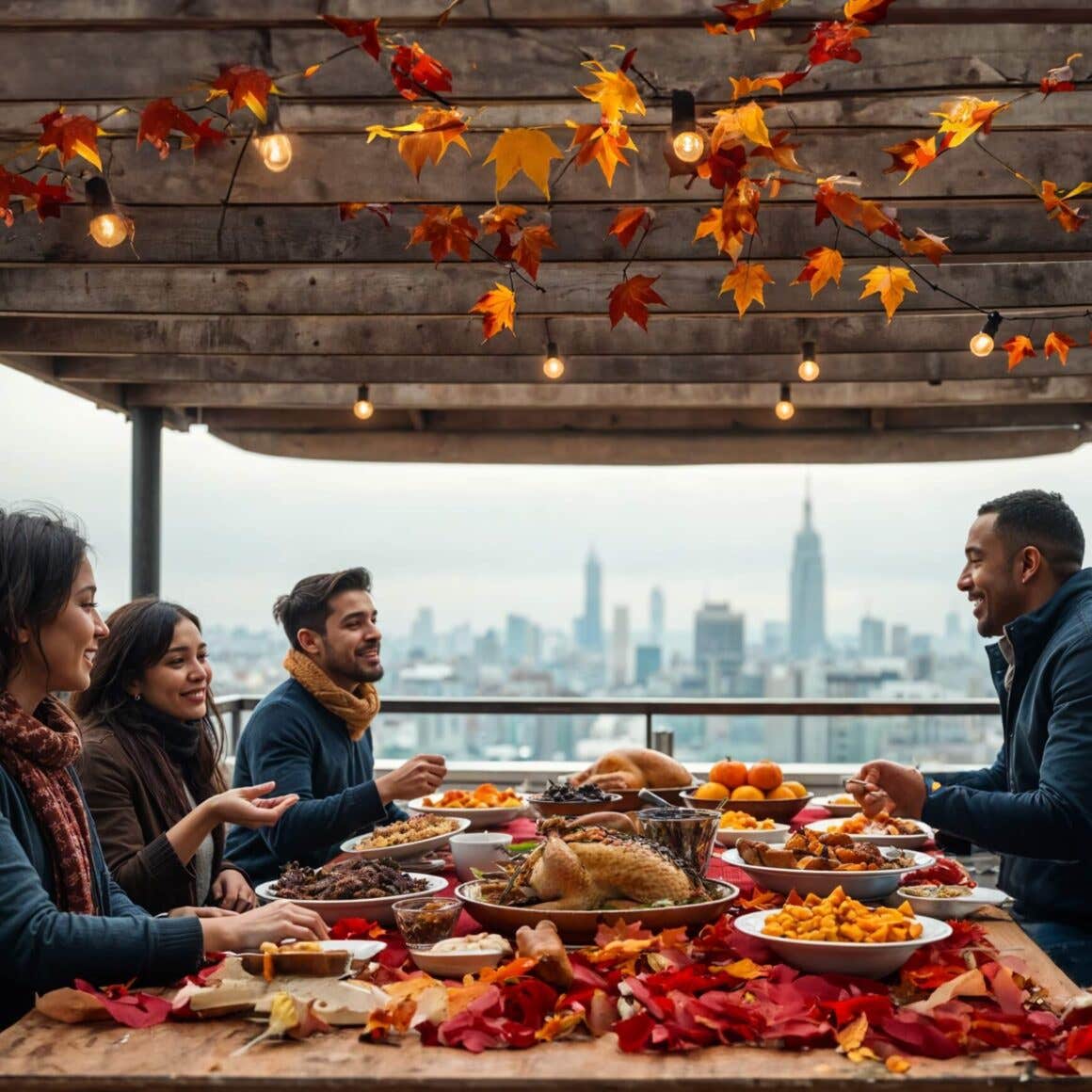 Rooftop Celebrations with a View