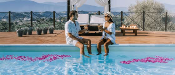 9 Romantic Valentine's Day Poolside Themes with Covers